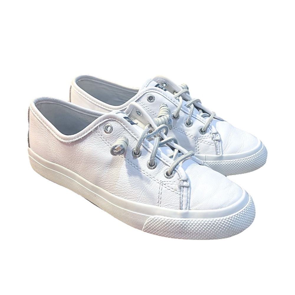 Sperry Top-Sider Seacoast Leather Sneakers - Picture 2 of 7